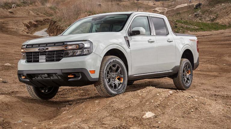 2024 Ford Maverick in grey.